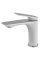 Змішувач для умивальника Mixxus Premium DERBY 001 (NUT) WHITE-CHROME (MI6613)