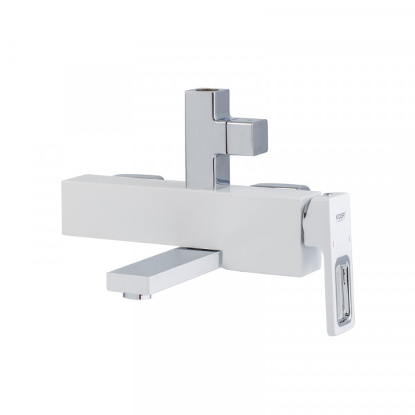Душова колона зі змішувачем KOER KB-56009-04, 3 функціі (Колір хром+білий) (KR5987)