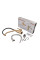 Змішувач для кухні MIXXUS PREMIUM GRAVITY 017 NUT BRUSHED GOLD REFL.BLACK (Колір матове золото+силік. вилив чорний) (MI8410)