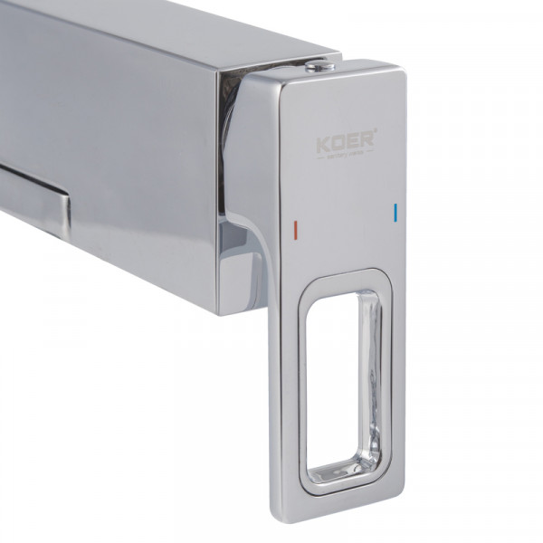 Змішувач для ванни з коротким виливом KOER KB-41009-01 (Колір хром) (KR6017)