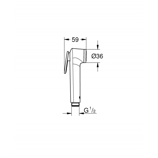 Лійка гігієнічного душу Grohe Tempesta-F Trigger Spray (27512001)