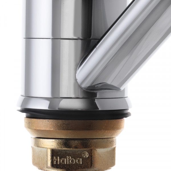 Змішувач для умивальника Haiba MARS 555 (вилив 15 см) (HB0269)