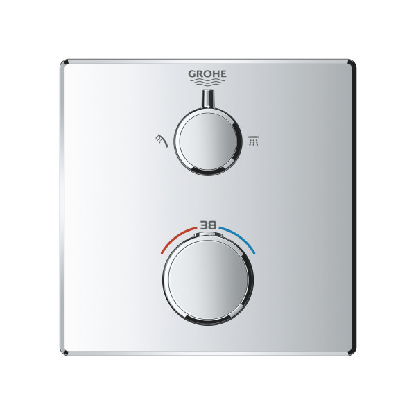 Термостат прихованого монтажу на 2 споживача Grohe Grohtherm Convent. Concealed (24079000)