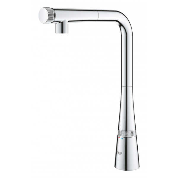 Змішувач для кухні з висувним виливом Grohe Zedra SmartControl (31593002)