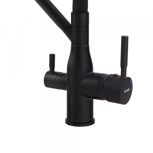 Змішувач для кухні MixxusPremium Gravity 021 BLACK REFL.BLACK (MI6978)
