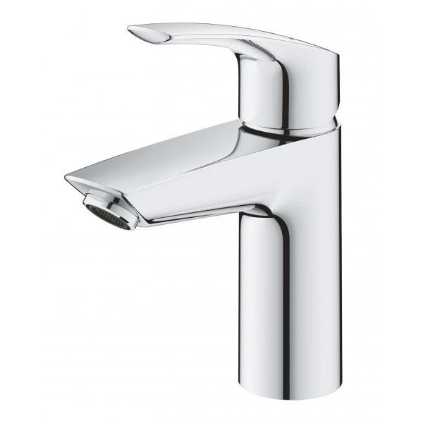 Одноважільний змішувач для раковини S-Size Grohe Eurosmart New з натискним донним клапаном (23922003)