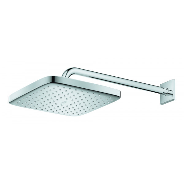 Верхній душ з настінним кронштейном Grohe Tempesta Cube (26687000)