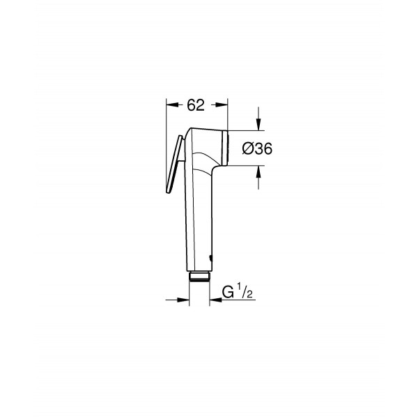 Набір для гігієн.душу Grohe BauLoop New (UA11104202)