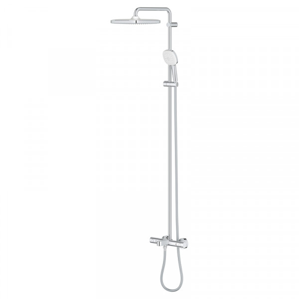 Душова система настінного монтажу з термостатом для ванни Grohe Tempesta System 250 Cube (26691001)