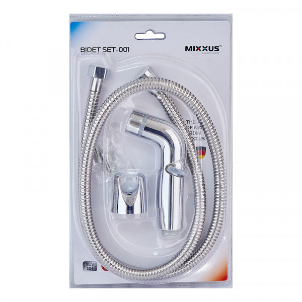 Набір для гігієнічного душу Mixxus Bidet SET-001 (шланг 1,2м) (LE2773)