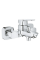 Одноважільний змішувач для ванни Grohe Cubeo (1018130000)