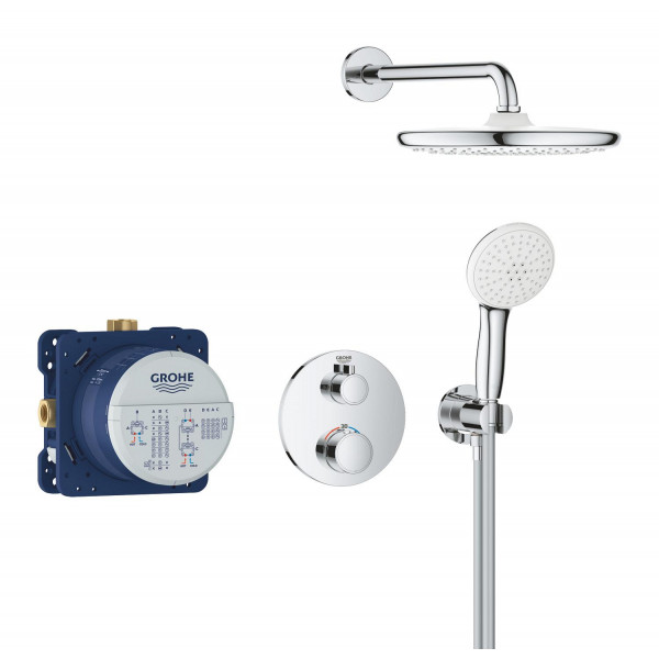 Душова система прихованого монтажу з термостатом Grohe Grohtherm (34872000)