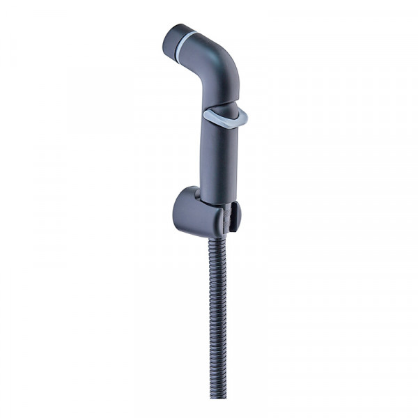 Набір для гігієнічного душу Mixxus Bidet SET-001 Black (шланг 1,2м) (LE2774)