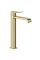 Змішувач для умивальника Mixxus Premium DALI 001 NUT HIGH Brushed Gold (MI6763)