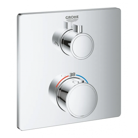 Термостат прихованого монтажу на 2 споживача Grohe Grohtherm Convent. Concealed (24079000)