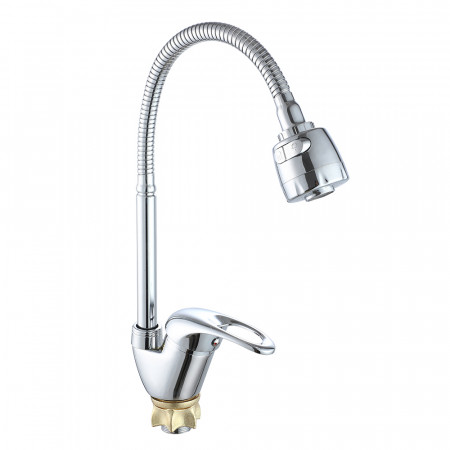 VRL423-13 кухня одноваж. гусак рефлекторний гайка Ø40 (хром) {10/1}