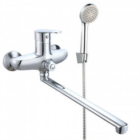 VRL714-07  ванна одноваж. довгий поворот. вилив сплав Ø40 (хром) {10/1}