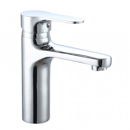 VRL123-14 умивальник одноваж. лит. вилив сплав гайка Ø35 (хром) {10/1}