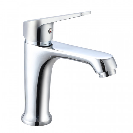 VRL118-02 умивальник одноваж. лит. вилив сплав гайка Ø35 (хром) {10/1}