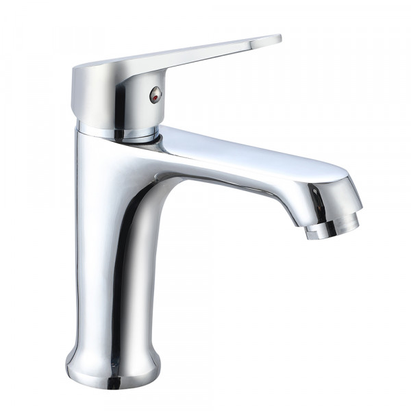 VRL118-02 умивальник одноваж. лит. вилив сплав гайка Ø35 (хром) {10/1}