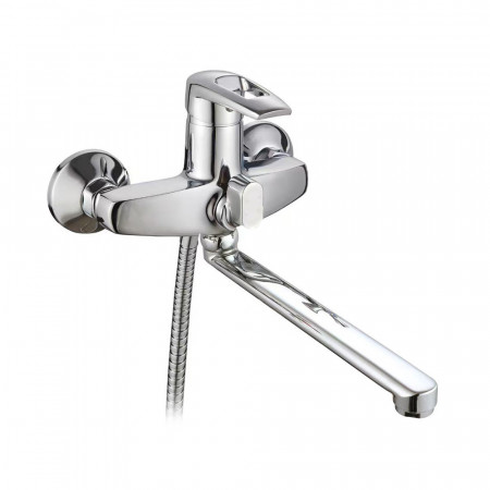 VRL712-03 ванна одноваж. довгий поворот. вилив сплав Ø35 (хром) {10/1}