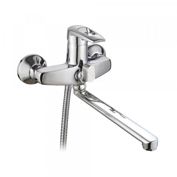 VRL712-03 ванна одноваж. довгий поворот. вилив сплав Ø35 (хром) {10/1}