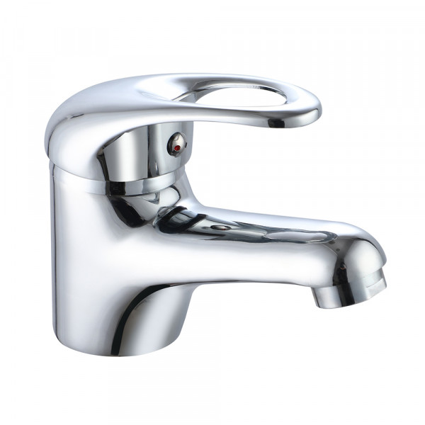 VRL122-13 умивальник одноваж. лит. вилив сплав гайка Ø40 (хром) {10/1}