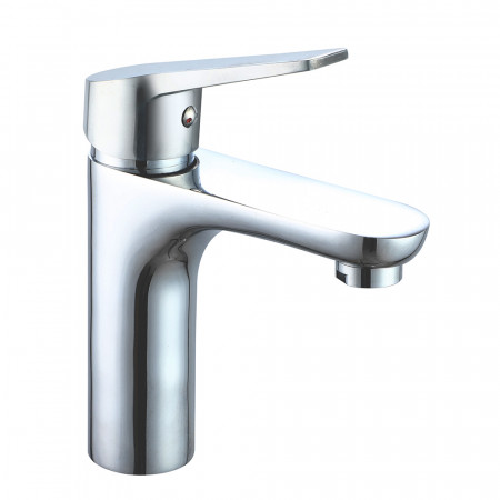 VRL112-02 умивальник одноваж. лит. вилив сплав гайка Ø35 (хром) {10/1}