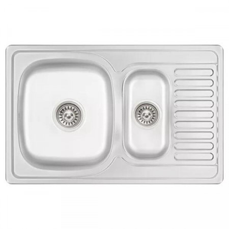 Кухонна мийка WEZER 7850(08) Deсоr 780x500x180 мм + сифон
