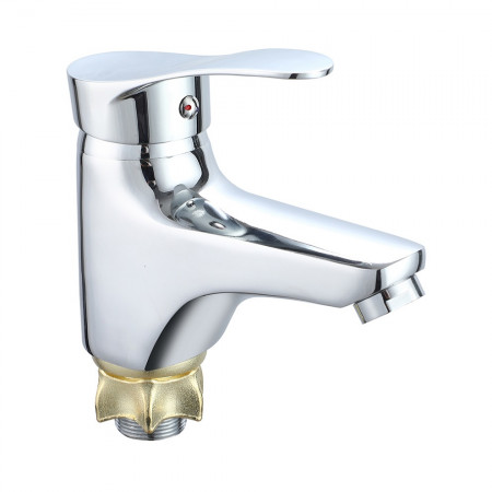 VRL114-04 умивальник одноваж. лит. вилив сплав гайка Ø40 (хром) {10/1}