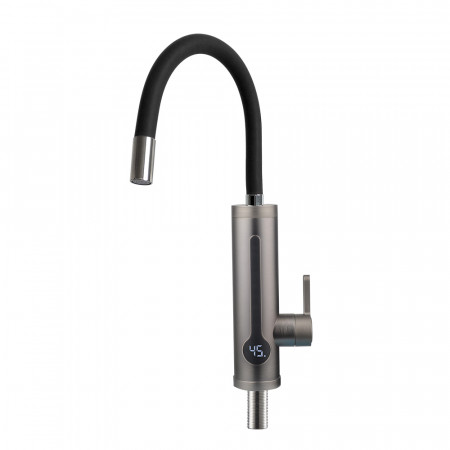 Проточник SDR-G18TR-Grey багатор. термозапобіж. гнучкий вил.  (3,3 кВт + датчик темп.) {10/1}