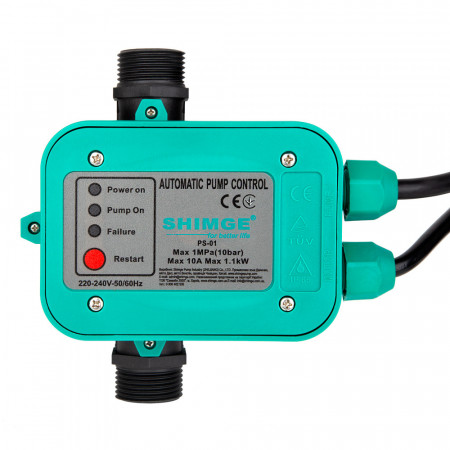 PS-01L SHIMGE (РОЗЕТКА)  контрол. тиск. + кабель 1,3 м*2 {12}