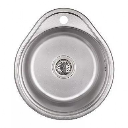 Кухонна мийка WEZER 4843(06) Satin 480x430x160 мм + сифон
