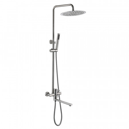 LIL16-18 душ система 3х фунц. із нерж. сталі Ø35 (сатин) {6/1}