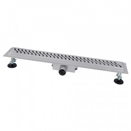 IT02-FT09/600 ITAL Душовий трап 600 мм, комбінований гідрозатвор, Brushed nickel (блістер) {5/1}