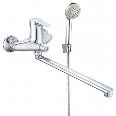 VRL724-14 ванна одноваж. довгий поворот. вилив сплав Ø40 (хром) {10/1}