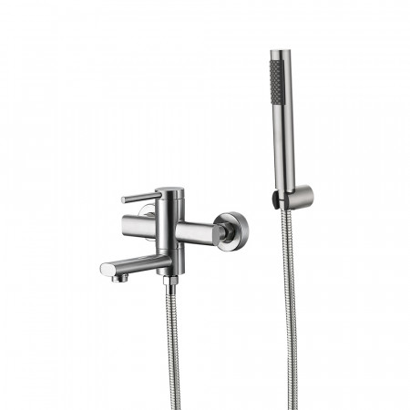 LIL3-18 ванна одноваж. корот. поворот. вилив нерж. сталь Ø35 (сатинl) {12/1}